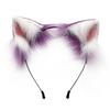 Handmade Plush Cat Ears Headband With Tail Accessory Set Cosplay Costume Unisex