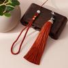 Handmade Chinese Knot Tassel Gourd Charm - DIY Car Hanging Ornament & Musical Instrument Accent