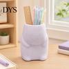 Colorful Desktop Pen Holder Standing Capybara Holder, Cute Animal Desk Organizer for Pens Makeup Office Accessory Brushes, Large Capacity Pencil Stand