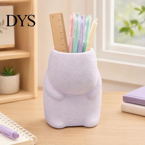 Colorful Desktop Pen Holder Standing Capybara Holder, Cute Animal Desk Organizer for Pens Makeup Office Accessory Brushes, Large Capacity Pencil Stand