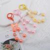 Buntes Blume Perlen Handy und Tasche Schlüsselanhänger Lanyard