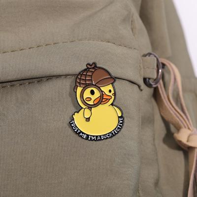 Cartoon Duckling Badge Animal Jewelry Alloy Brooch Hat Scarf Bag Lapel Decoration