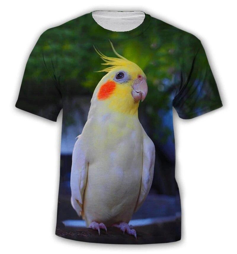 

Модные мужские футболки со всеми видами птиц, забавные трендовые футболки с круглым вырезом и принтом в стиле хип-хоп, уличная одежда в стиле Харадзюку, топы L