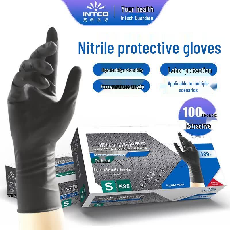 INTCO K88 Disposable Nitrile Protective Gloves