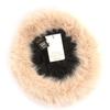 Universal Chemistry Wide Fur Beige Bucket Hat Fur Hat