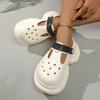 Fashion 2025 New Women's Outdoor Fashionable Slip-On Sandals Anti-Slip Indoor-Outdoor Clog Shoes Comfortable EVA Material