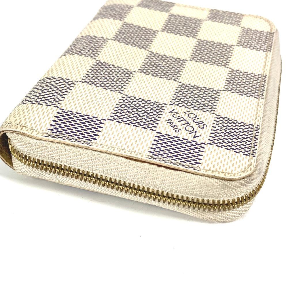 Louis Vuitton N63069 Damier Azur Zip-around Coin Purse Wallet