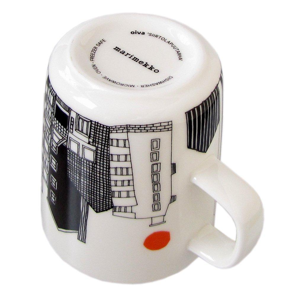Marimekko Marimekko SIIRTOLAPUUTARHA Mug White X Black 250ml 63297 195 63297 195 [Item]