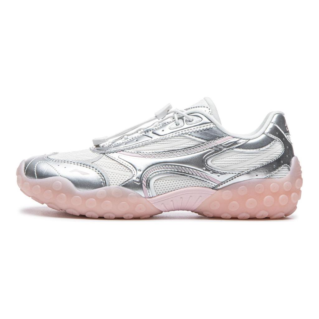 Li Ning Film Tanzen Rutschfest, Abriebfest, Atmungsaktiv, Leicht Niedrig geschnitten Klobige Sneaker Damen AGLW074-4