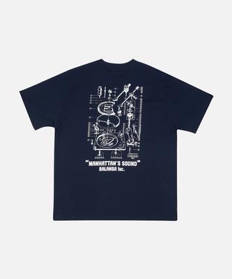 Maenhatanlekojeu Mr X Balansa Turntable S/S - Navy