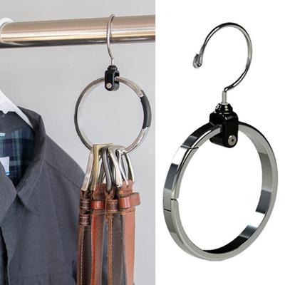 Mehrzweck-Kleiderbügel, strapazierfähig, hohe Tragkraft, 360 Grad drehbar, rostfreier Halter zum Aufhängen von Gürteln, Schals, Hüten und Krawatten