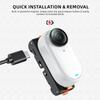 Магнітний адаптер швидкого звільнення Go 3 для Insta360 Go 3/GO 3S, акумуляторна базова кріпильна камера, аксесуари з інтерфейсом 1/4 та Gopro