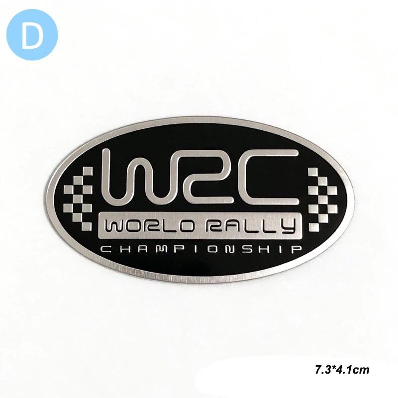

Aluminum WRC Car Body Emblem Badge decoration Sticker modification Accessories D