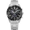 CITIZEN COLLECTION Chronograph Watch, Eco-Drive, Light-Powered, 10 ATM Water Resistant, Silver/Black, BL5614-59E, Men's
