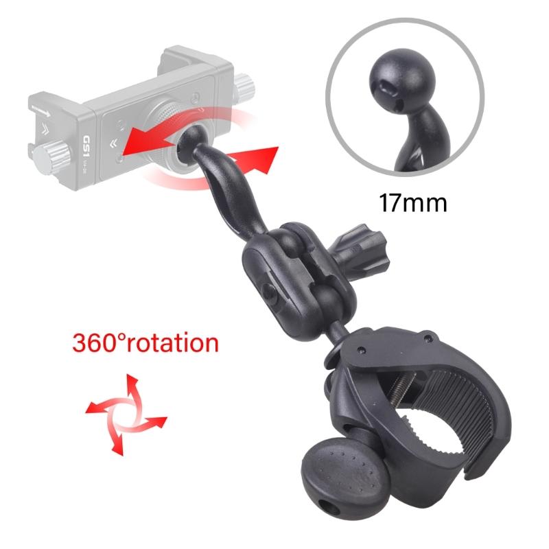 Double United Grip Mounting Base 17mm Sphere Port Consistent Cycle Desk Phone Stand Accessories