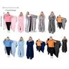 Cozy Flannel Winter Wearable Blanket Thickened Warm Office Nap Blanket Soft Cape Office
