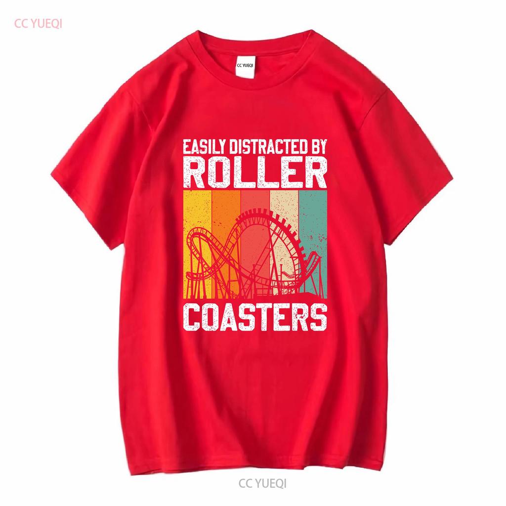 Theme Park Quote For A Lover T Shirt Roller Coaster Addict Rollercoaster Funny Amuseunisext Long Or Short Sleeves Vintage Washed