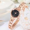 Gedi Fashion Gradient Dial Women's Denim Chain Waterproof Quartz Watch