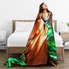 One Roronoa Zoro P-Pieces Blanket Warm Funny Plush Throw Blanket For Couch Chair Sofa Bed Travel Flannel Bedspread Bed Cover