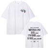Rapper Bad Bunny Graphic Men cotton T-shirts Debi Tirar Mas Fotos DTMF World Tour T Shirt Fashion