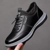 Men's Casual Leather Shoes Outdoor Walking Low Top Shoes Men's Office Party Casual Shoes Men's Sports Soft Sole N-Slip Shoes