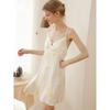 2024 New Summer Pajamas Women's Sling Sexy Thin Short dress Home Wear Two piece dress set Nightdress