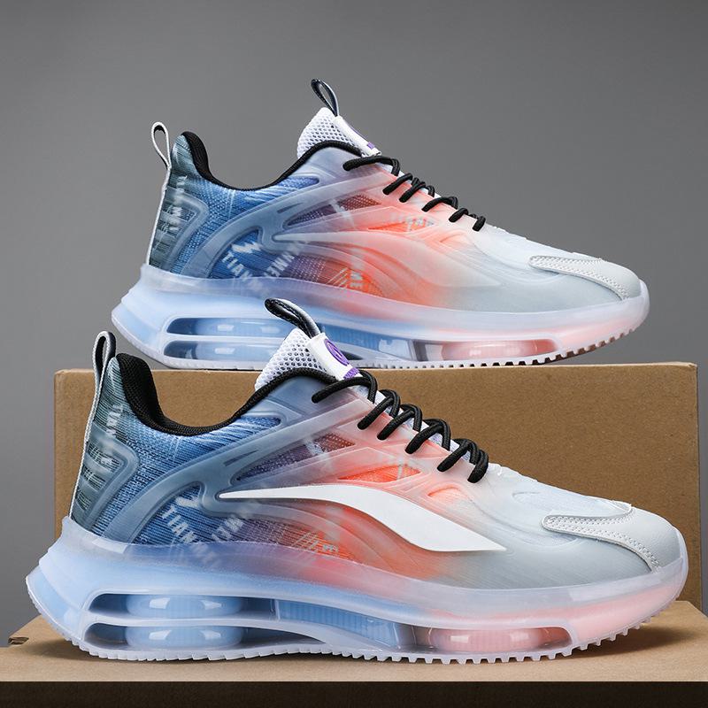 2024 New Men's Leather Sports Shoes: Trendy, Breathable, Waterproof Casual Wear for Students and Couples In Spring and Summer.