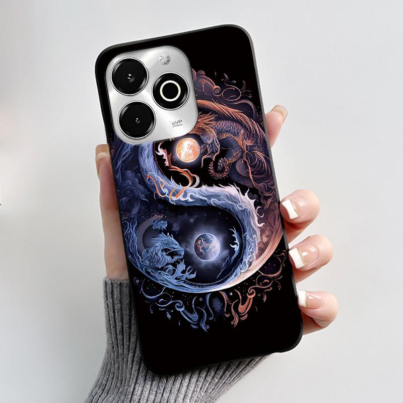 Phone Case For Umidigi G100X / G9X Case Luxury Cute Love Heart Rabbit Cartoon Funny Cover Black Soft Silicone Protective Casing