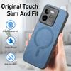 For Realme GT 7 Pro 5G Leather Back Magnetic Case Skin-touch Phone Cover