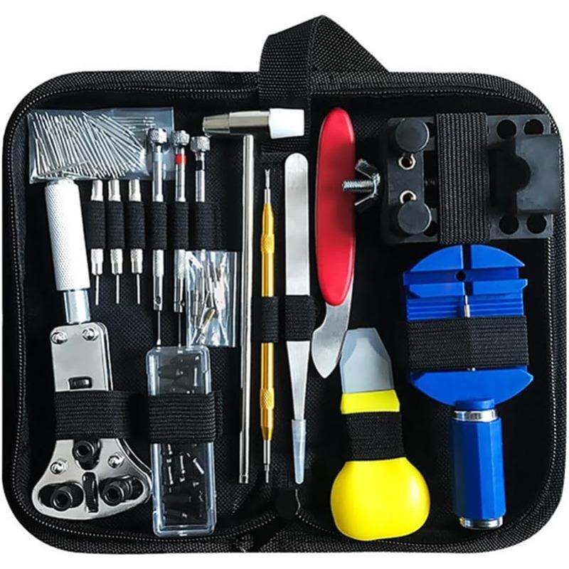 147pcs Watch Repairing Tools Set Watch Maintenance Kit Watches BackCase Opener Watch Battery Change Tool Professional Watchmaker Kit