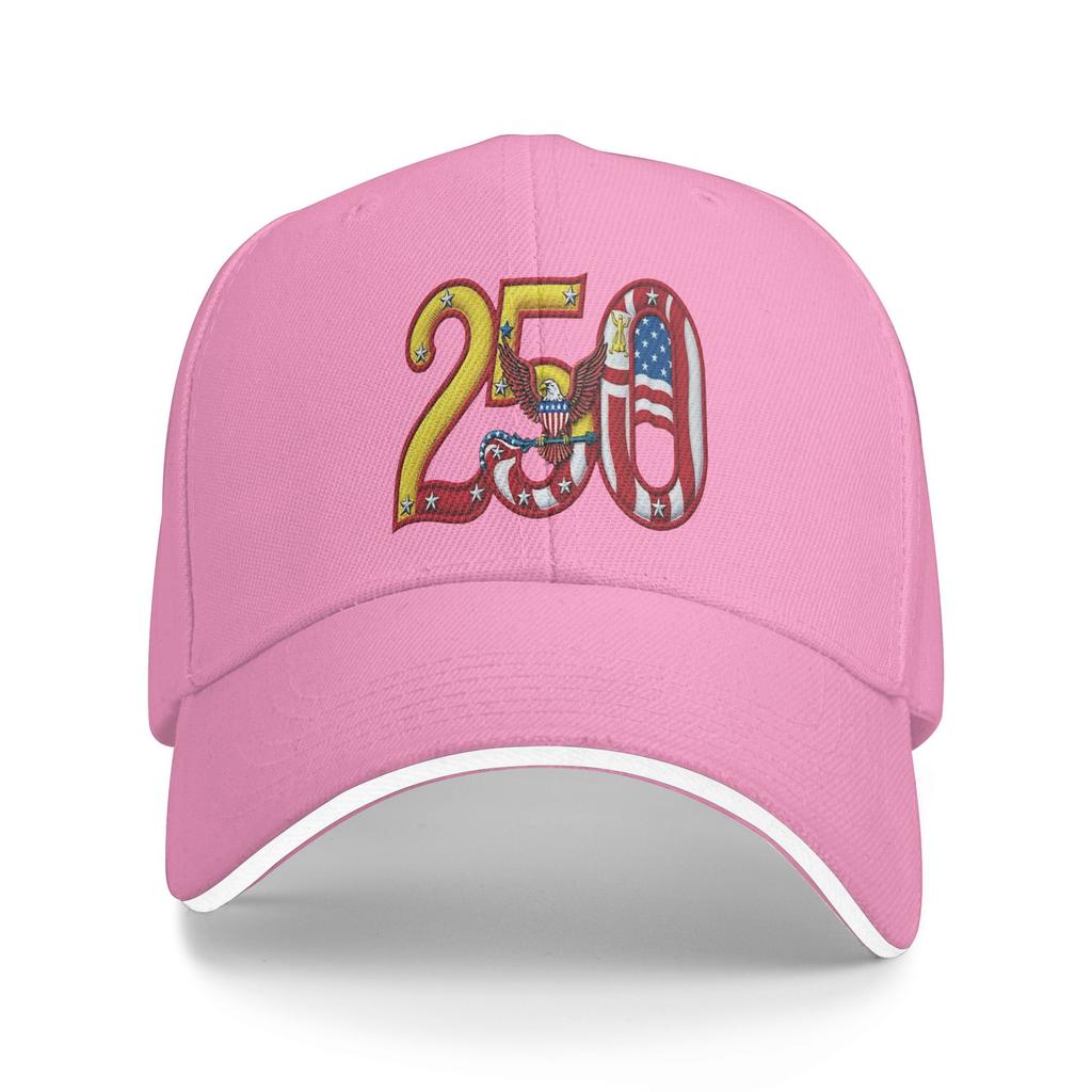 250. Geburtstag Patriotische USA-Flagge Lässige Baseballkappe Outdoor-Sport Trucker-Hut Sommer Sonnenschutz Paar Damen Baseballkappen