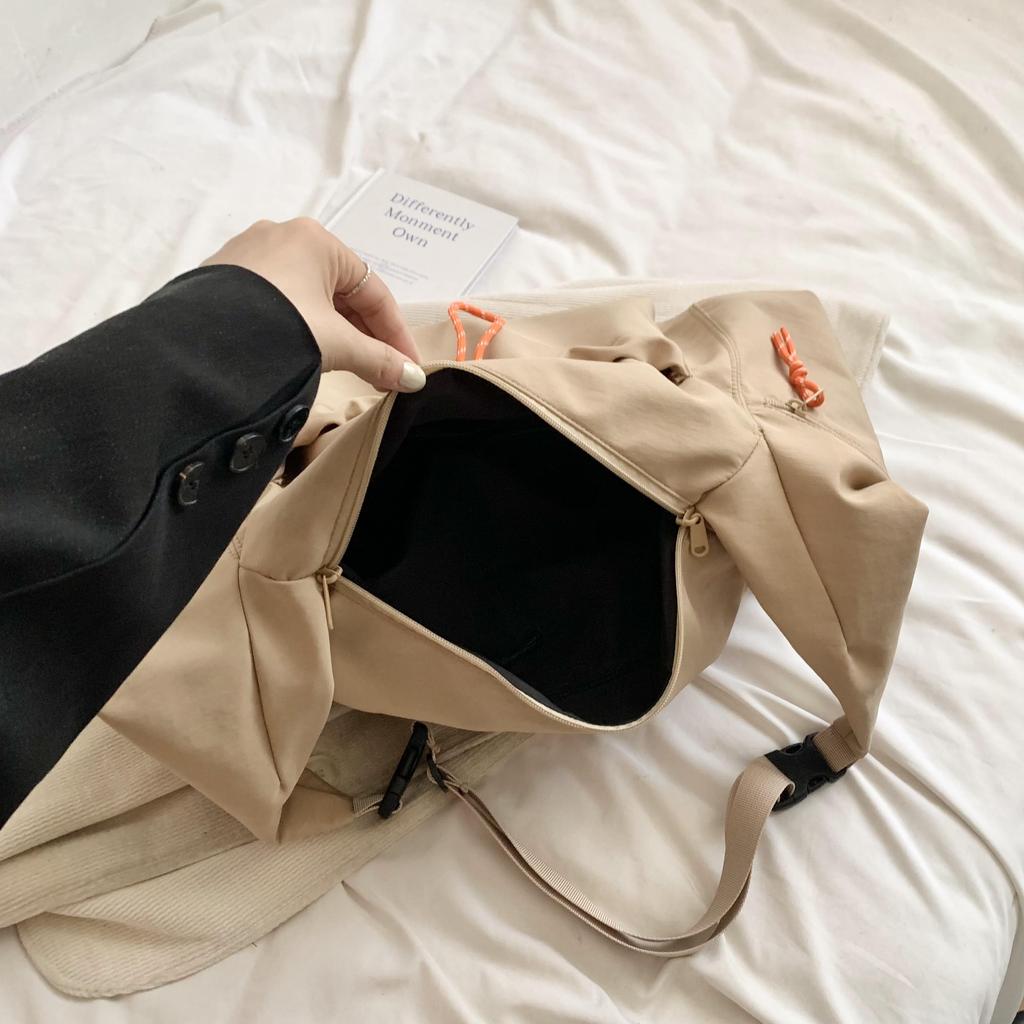 Large Capacity Multi-pocket Shoulder Bag Casual Fashion Tote Bag Nylon Simple Shoulder Bag