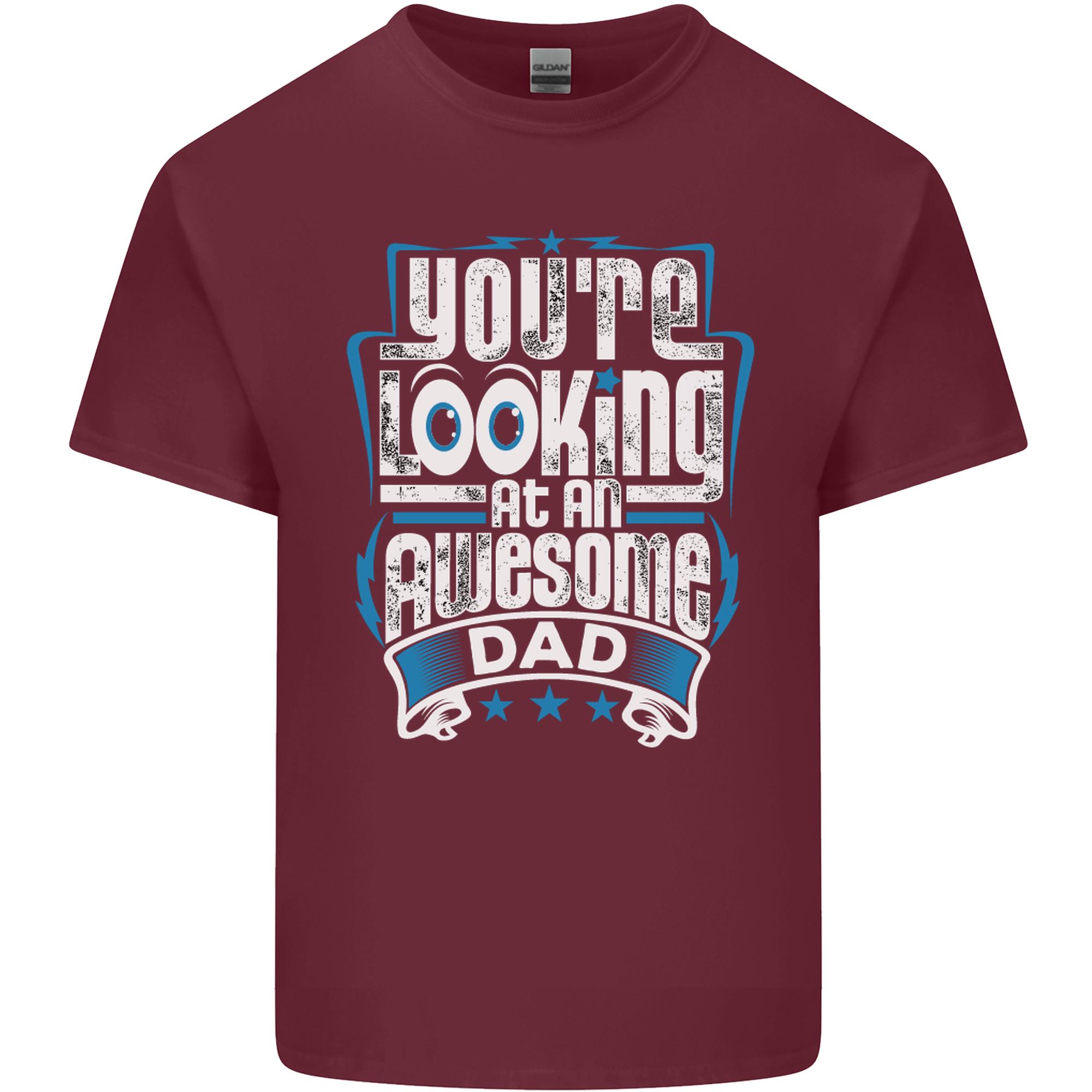 Youre Looking at an Awesome Dad Unisexs Light Cotton TShirt S