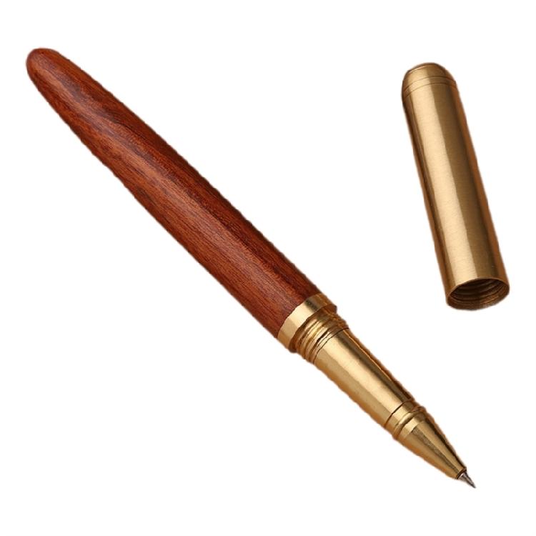 Деревянная ручка Signature Пишет гладко Деревянная шариковая гелевая ручка Деревянный пенал 1