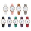 Women Luminous Watch Dainty Analog Quartz Watch Adjustable Leather Strap Wristwatch Fashion Casual Watch for Office Party Dating