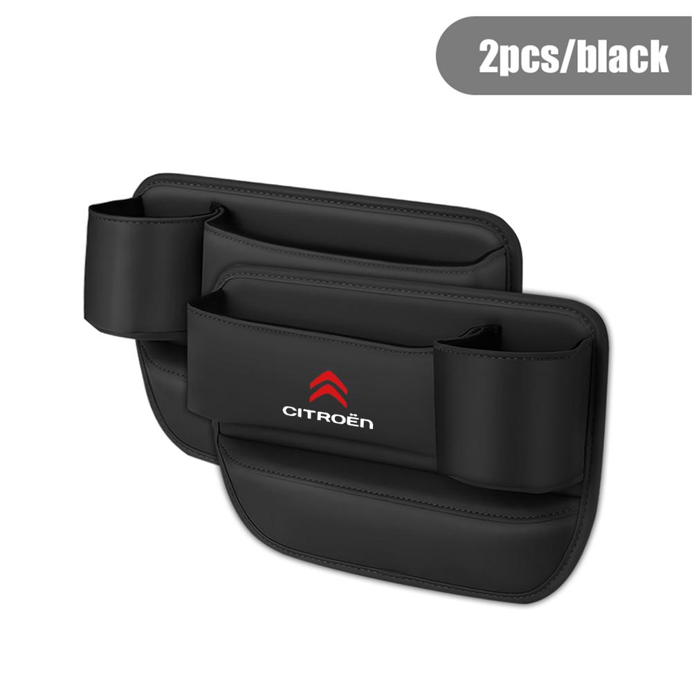 1/2pcs Car Seat Storage Box With Cup Holder For Citroen C4 C3 Xsara C-Elysee C5 C1 DS DS3 DS5 DS4 Jumper Picasso C4-Picasso VTS