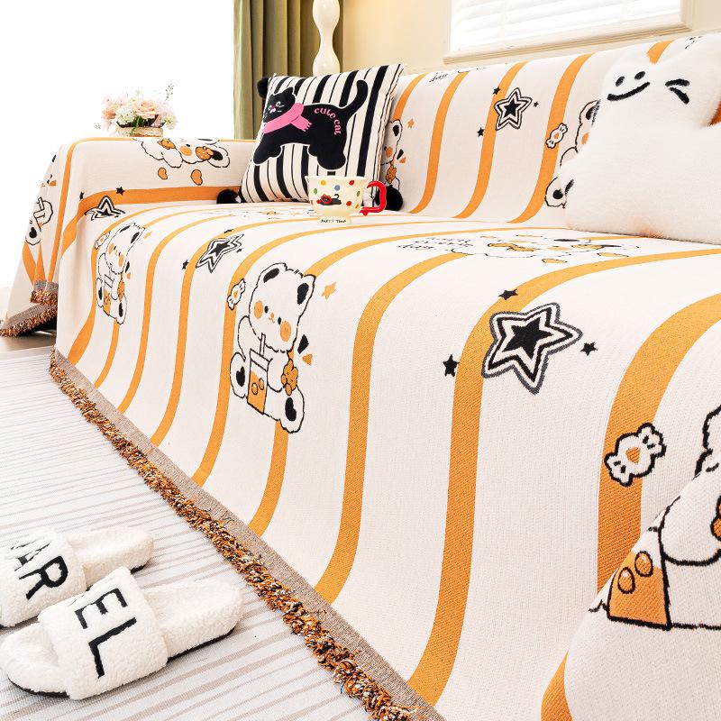 2025 new sofa towel full cover cloth four seasons universal wind fixed non-slip sofa cover cloth towel