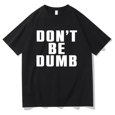 Asap Rocky Don't Be Dumb Men Clothing Tee Shirt Homme New In Top & Tees Short Sleeve Round Neck Printing Pullover T-shirts 50469