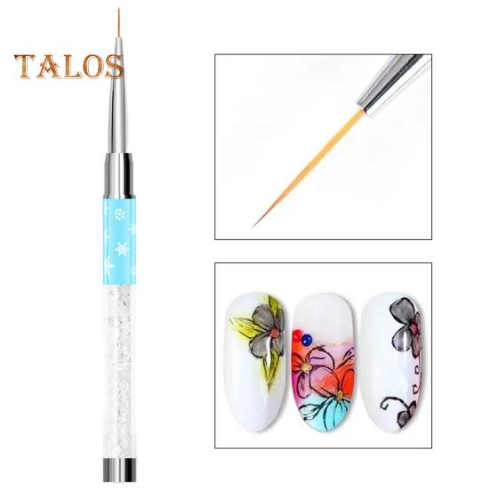 

Ручка для рисования ногтей, принт снежинки, картина, гладкий изысканный гель-лак, ручка для дизайна ногтей, маникюрный инструмент