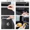 Car Trash Bag Organizer with 2 Rolls of Disposable Garbage Bags for and Large Disposable Hooks for Easy Car Seatback Pocket Easy to Black Cars,
