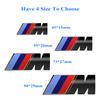 3d ABS Logo M Sport Emblem Car Fender Side Badge Rear Trunk Sticker for BMW E39 E46 E90 E60 E87 E53 F10 F20 F30 F15 F16 X1 X3 X5