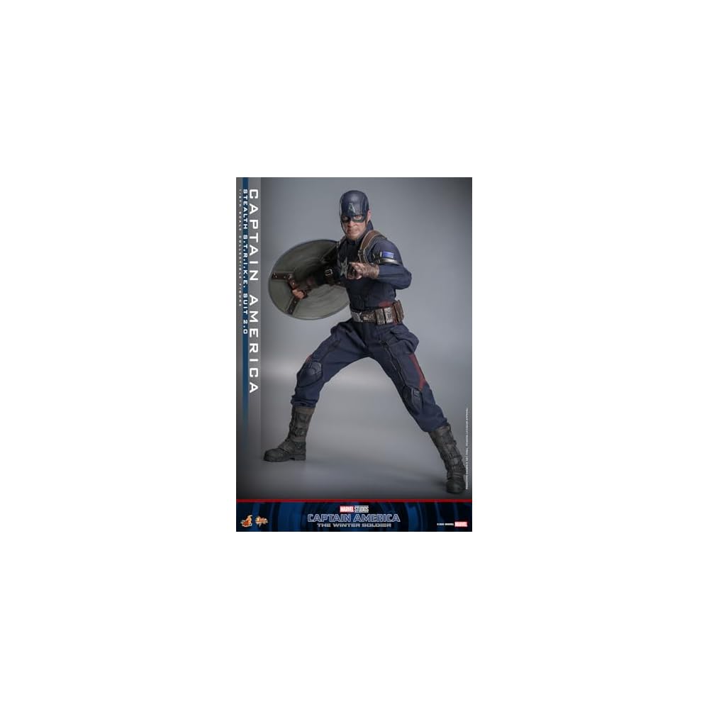 Movie Masterpiece Captain America Winter Soldier 1/6 Scale Figure Stealth Suit Version