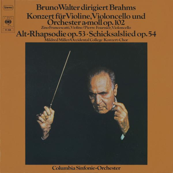 

LP Record BRUNO WALTER JOHANNES BRAHMS COLU Bruno Walter Dirigiert Brahms 61428 CBS 1974 Germany Classical Used