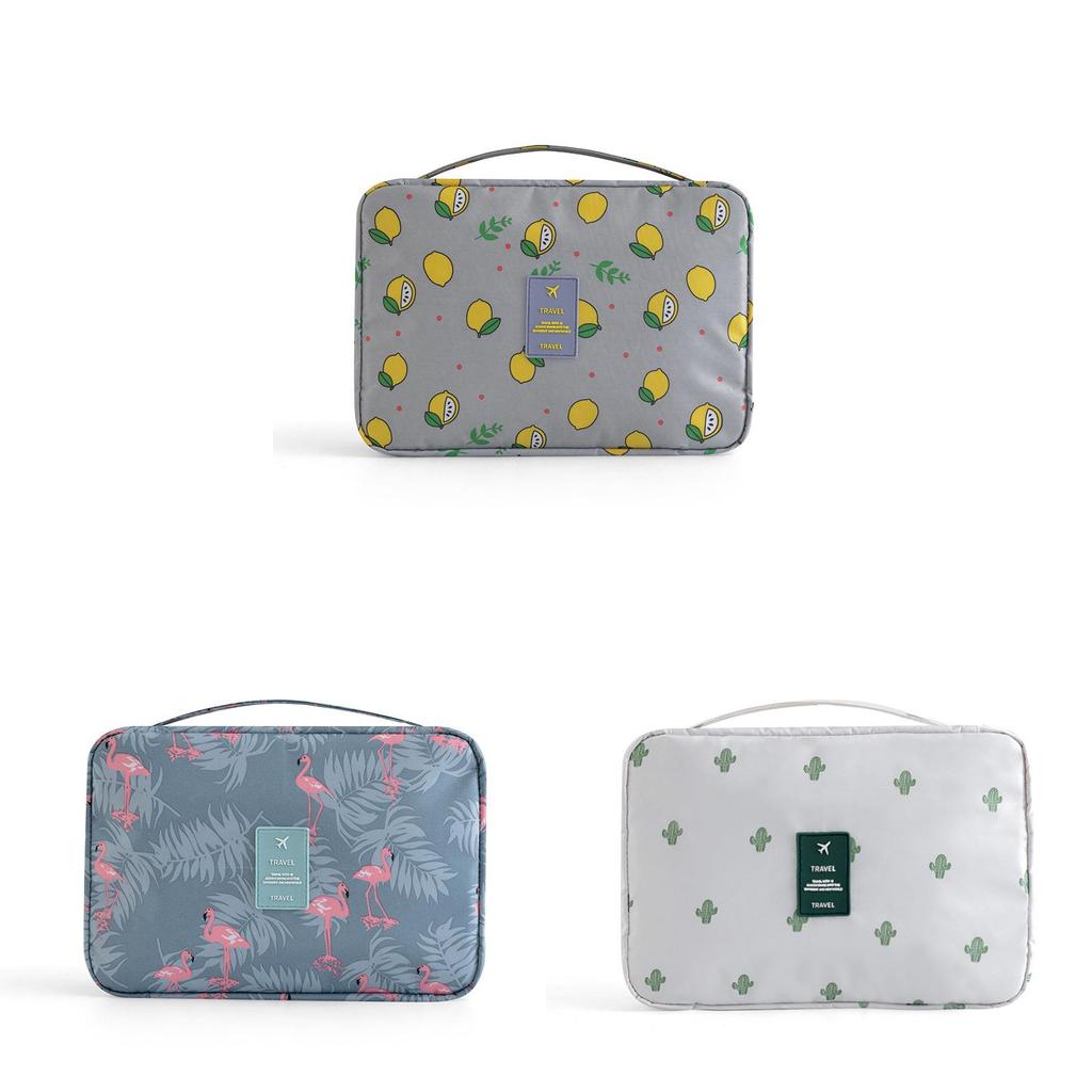 Makeup Organizer Hanging Bag With Waterproof Material For Travel And Bathroom Use