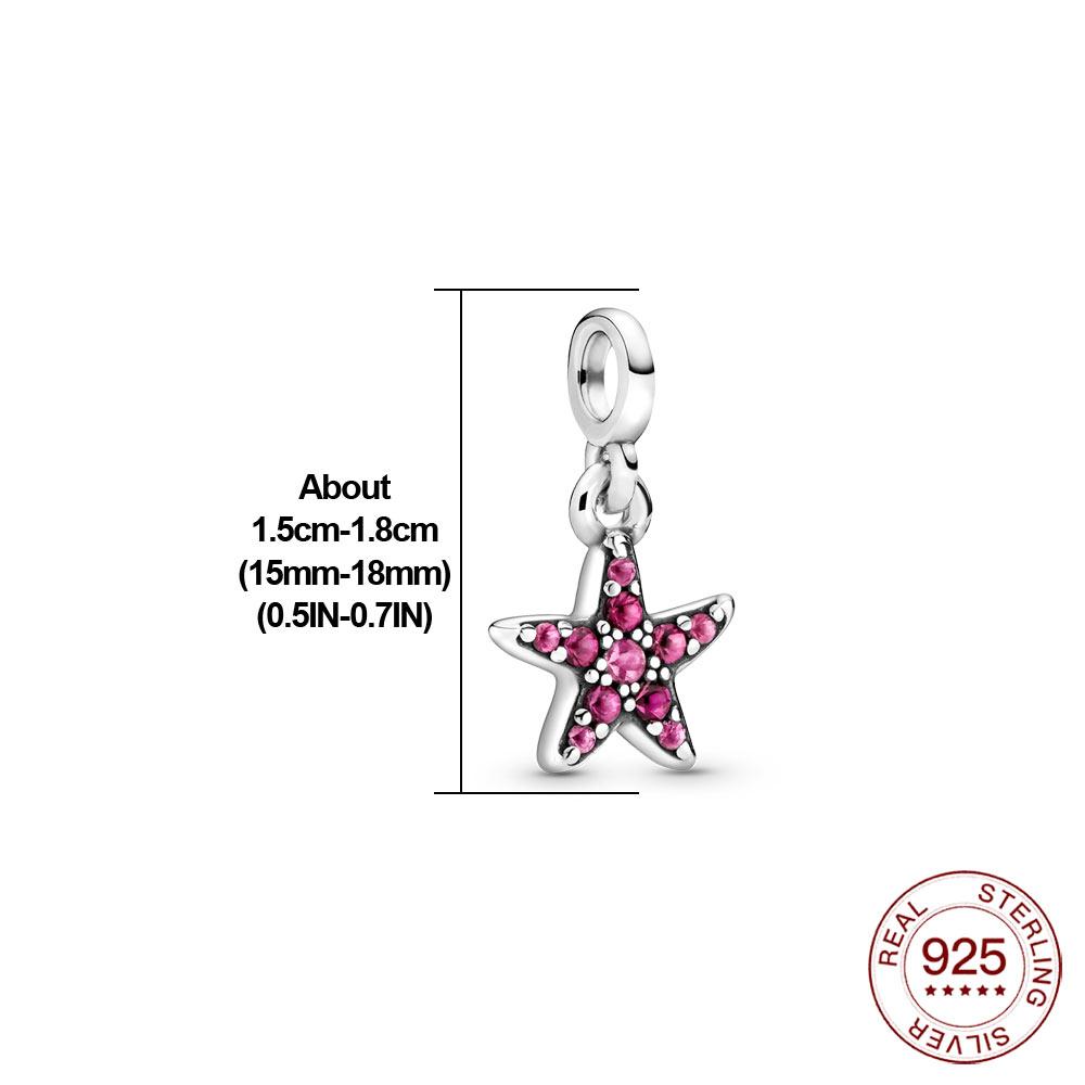 Novo Real S925 Prata Esterlina Me Charm Unicórnio Estrela Hoop Bead Fit Original Me Pulseiras Mulheres Coração Jóias Para Presente