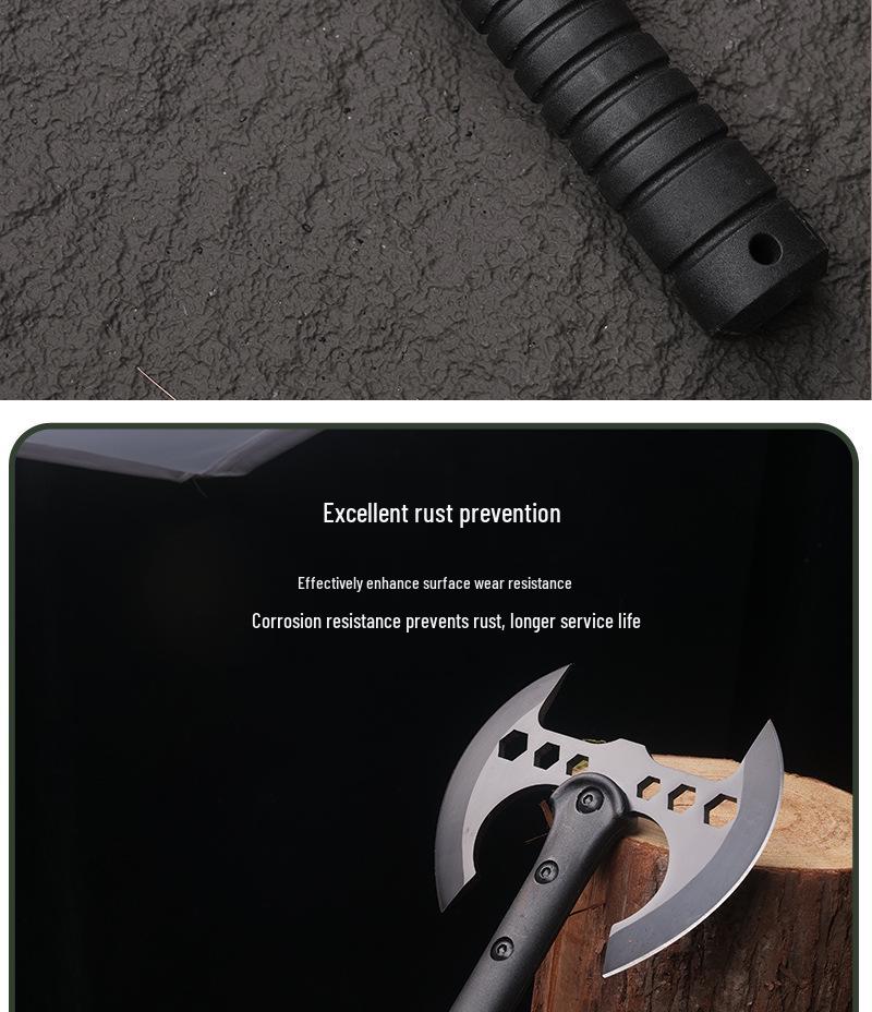 Multifunctional Outdoor Camping and Survival Axe with Saw