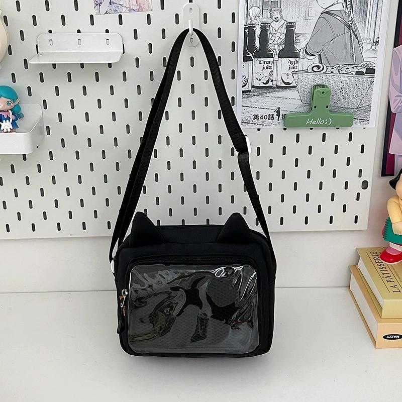 Japanese Harajuku Cute Girls Y2K Transparent Cartoon Ita Crossbody Bag
