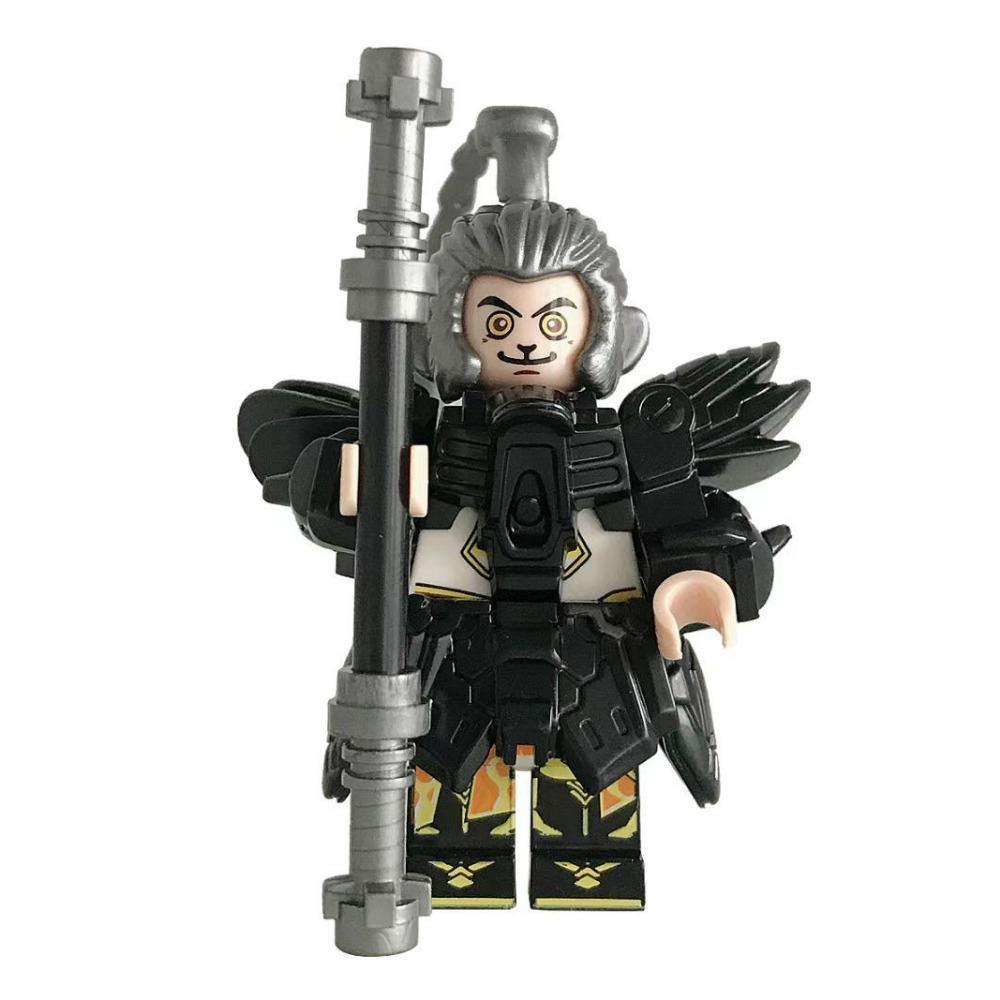 Building Block Doll Westward Journey Wukong Building Block Cool Wings Puzzle Assembly