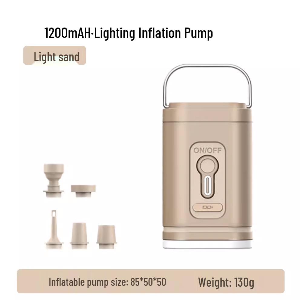 Ani Bear Outdoor Electric Pump for Air Mattress and Tent Inflation, Deflation, and Portable Lighting