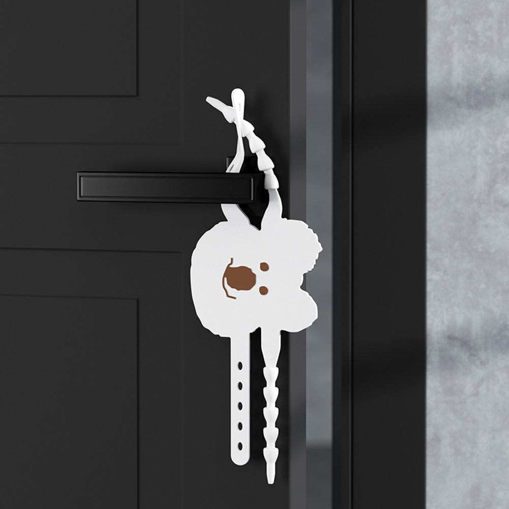 Dveřní zavírací tlumič Tichý zámek Objímka Dveře ložnice Volné Ne pevně připevněné Dveřní klip Podložka Místnost Pro zabránění foukání větru Dveřní hluk Podložka